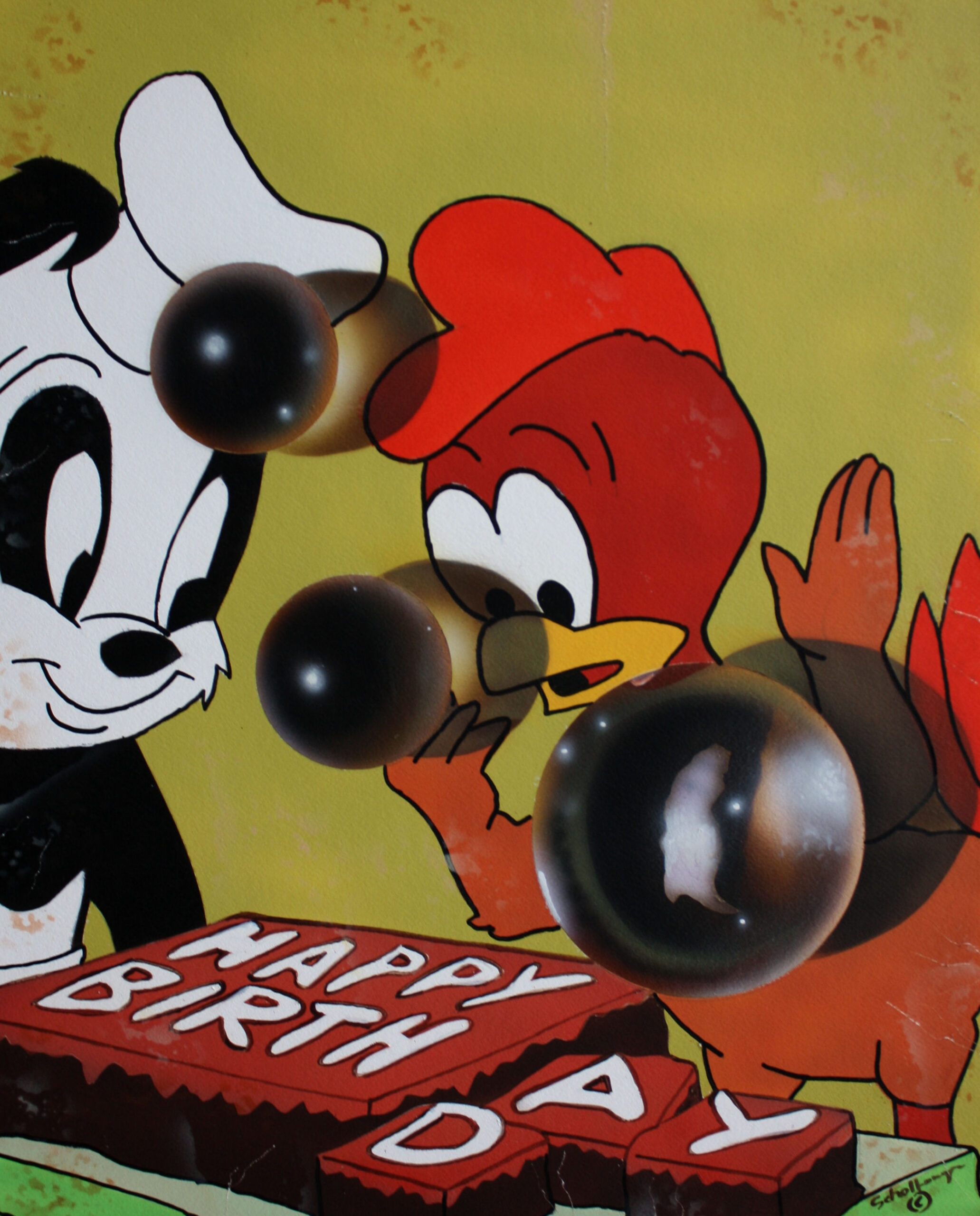 Andy Panda with Comic and Marbles