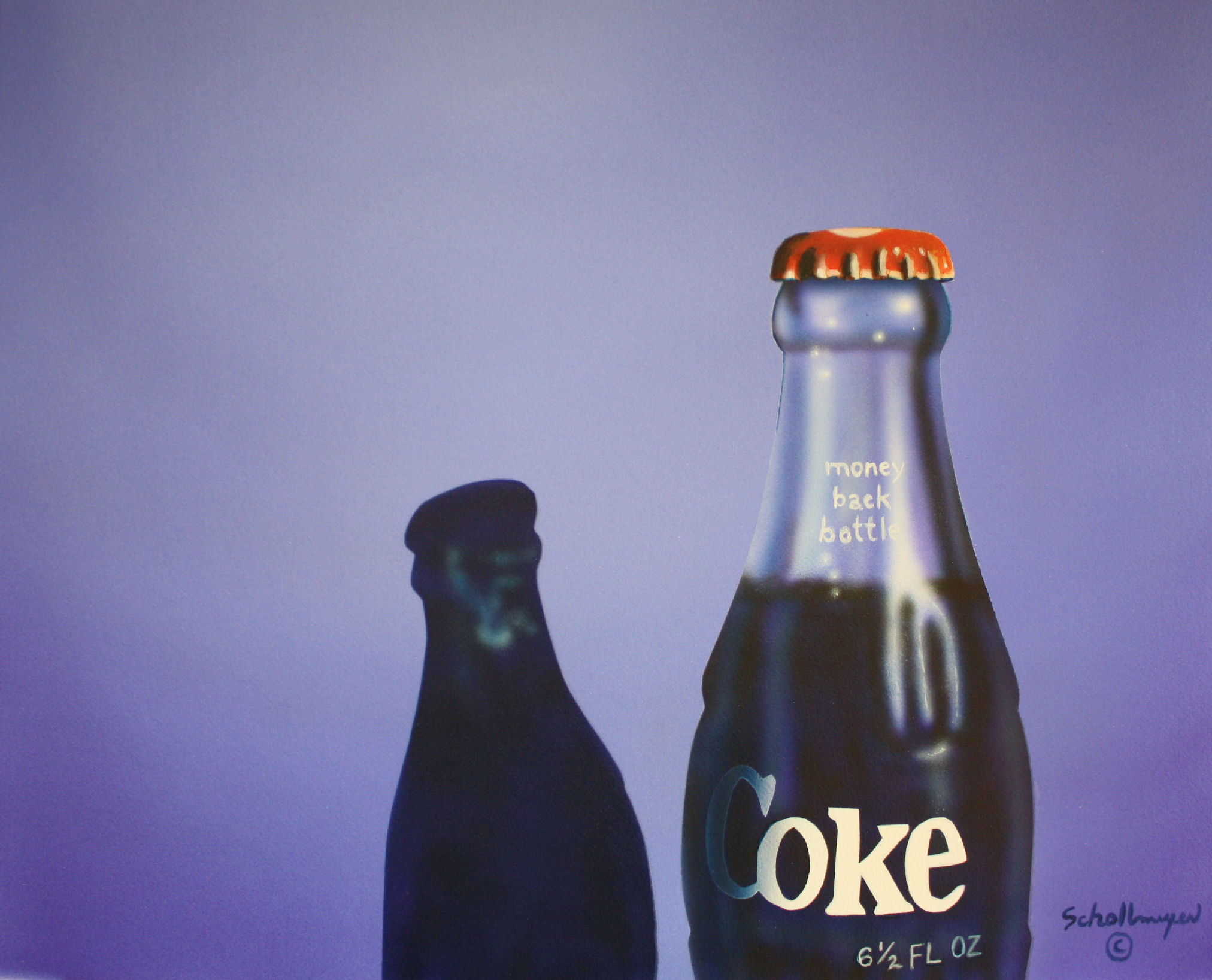 Coke Bottle and Shadow