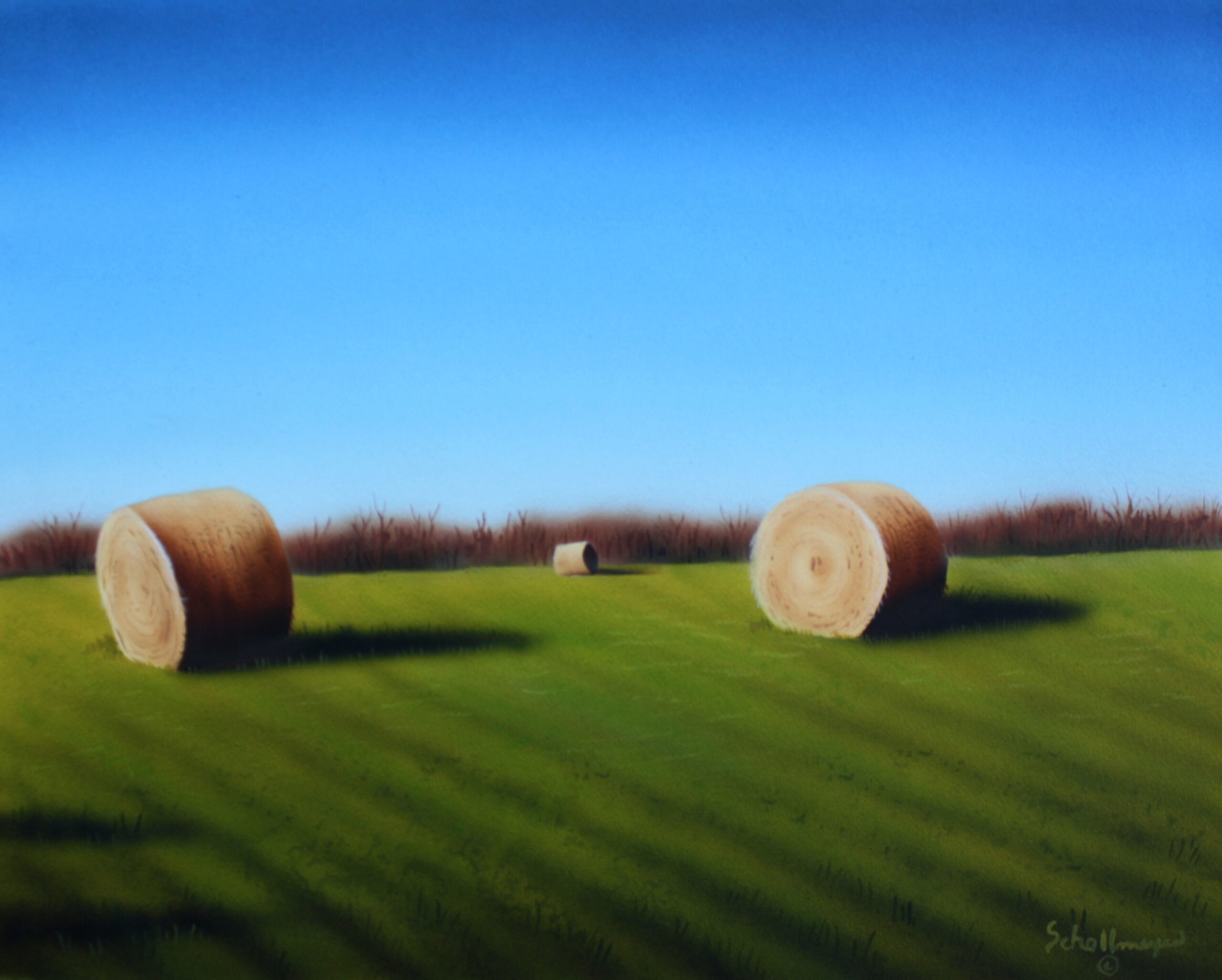 Early Fall Hay Field