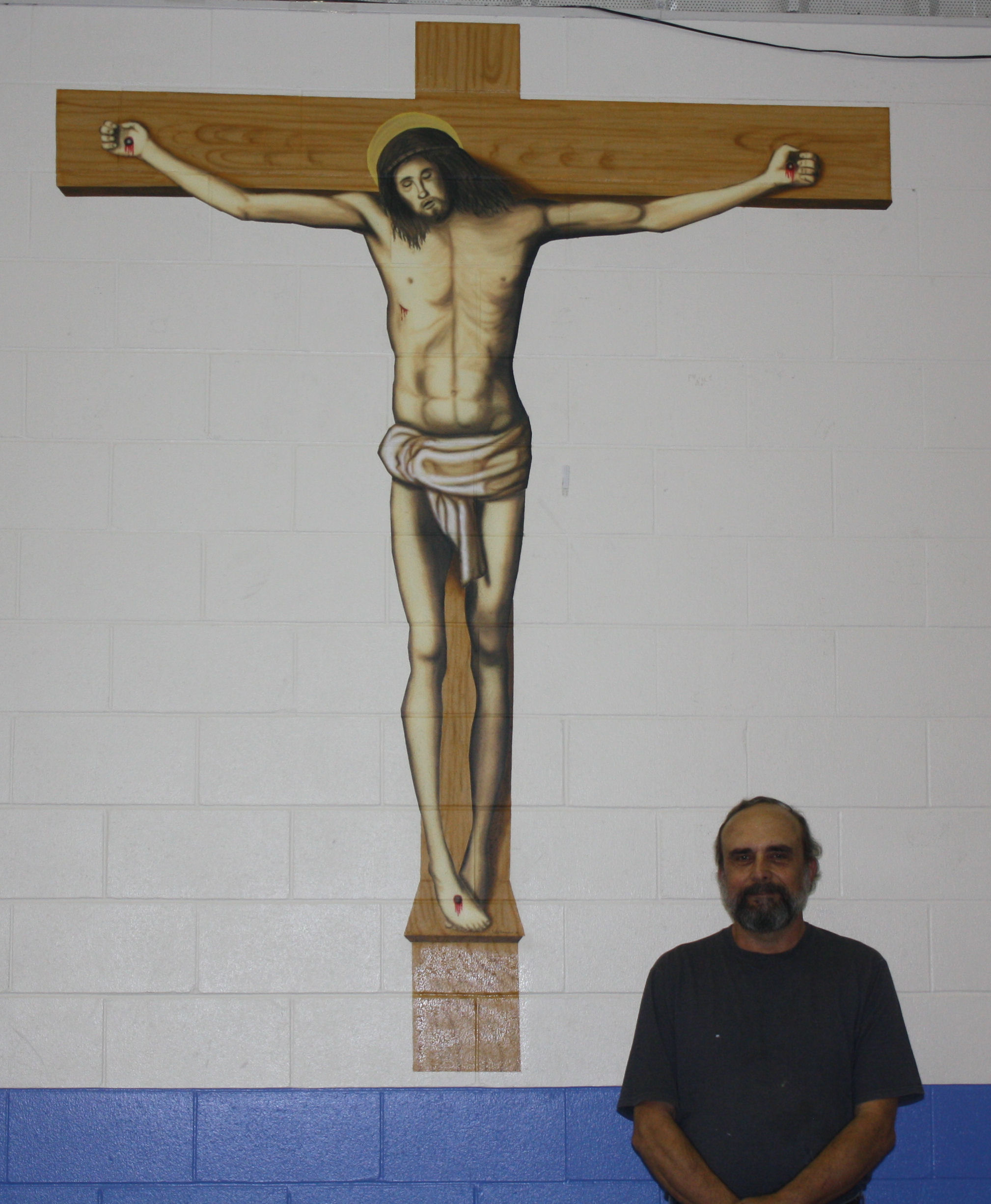 Jesus Crusified Mural