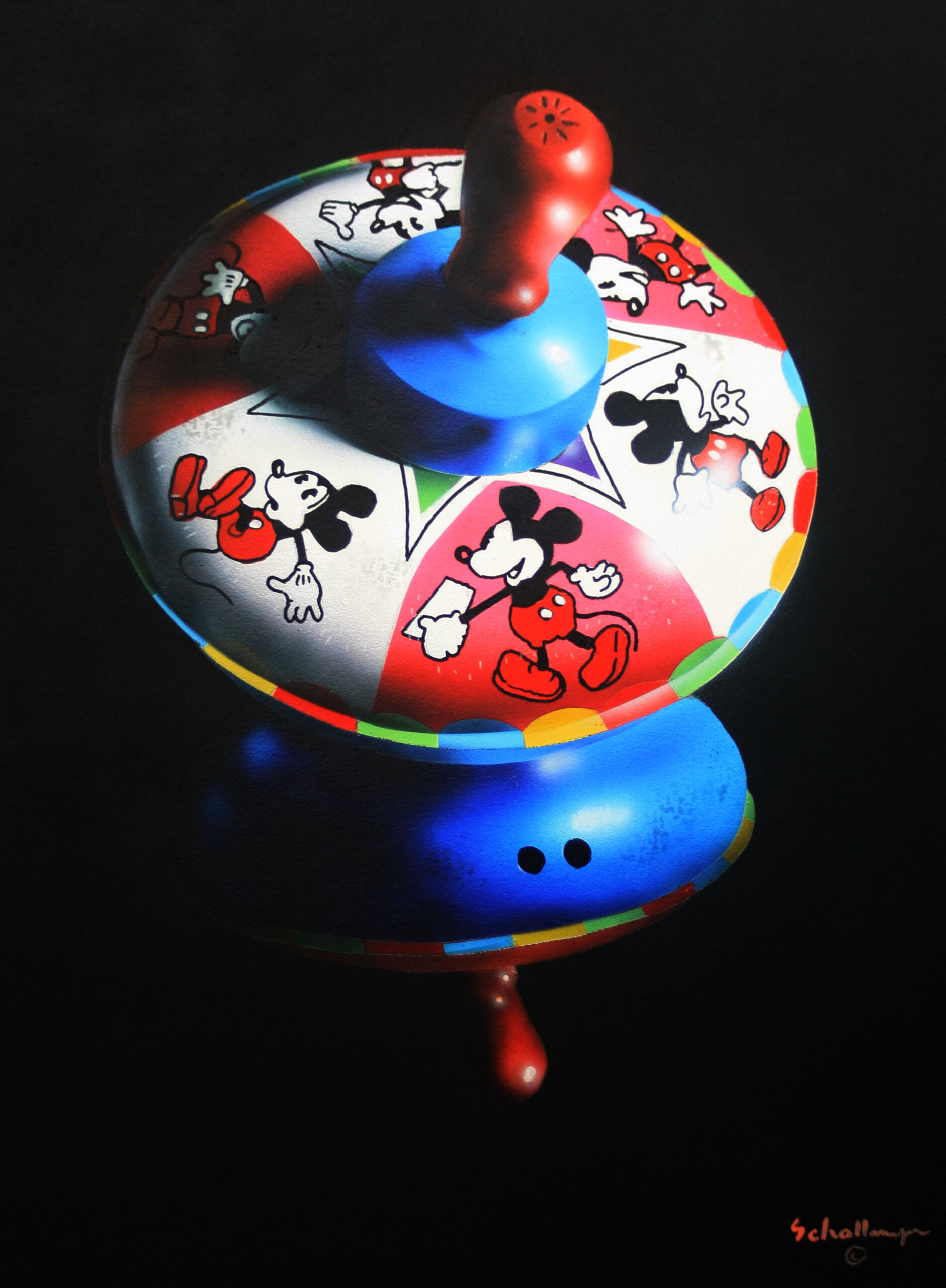 Mickey Top in Shadows