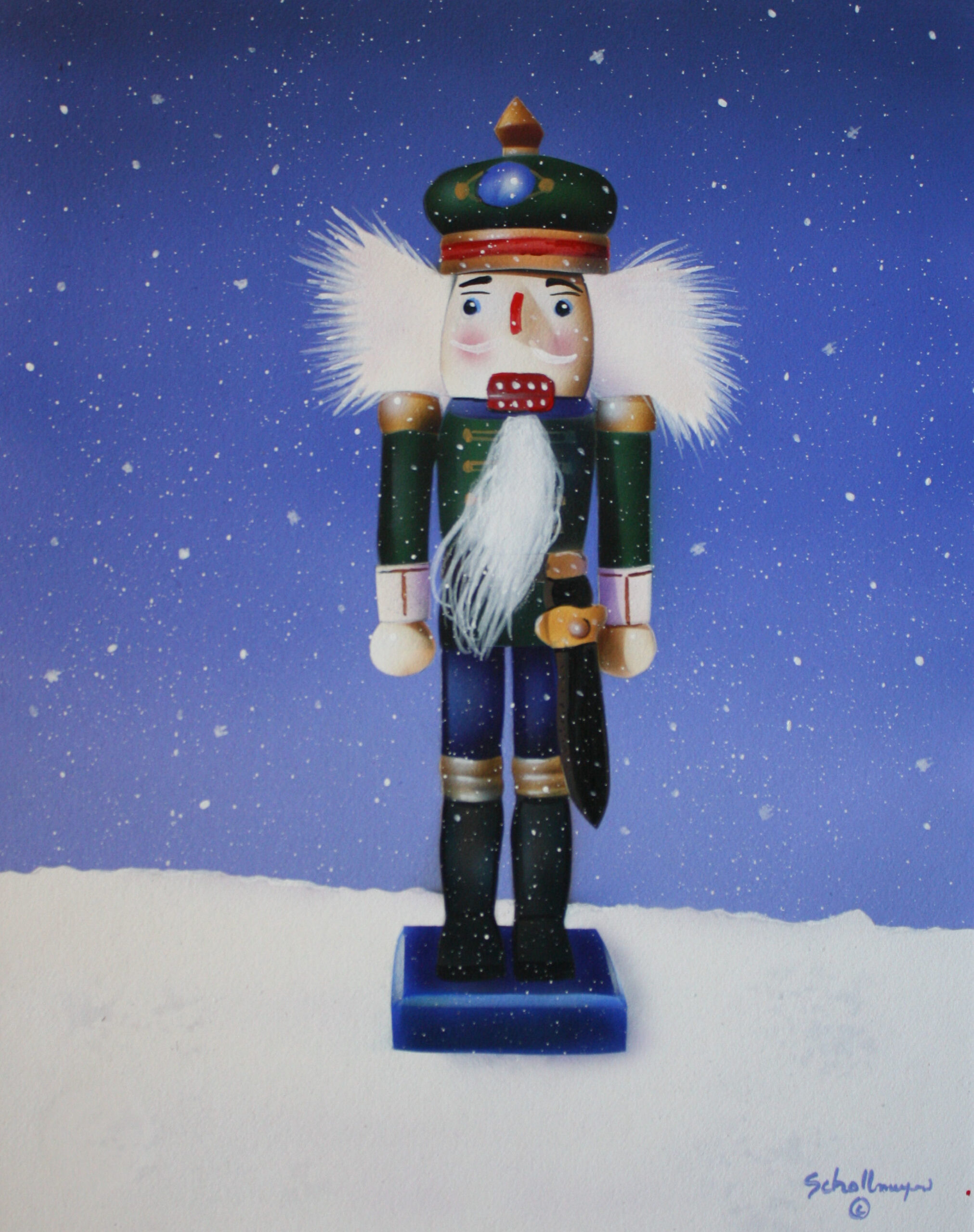 Snowy Nutcracker