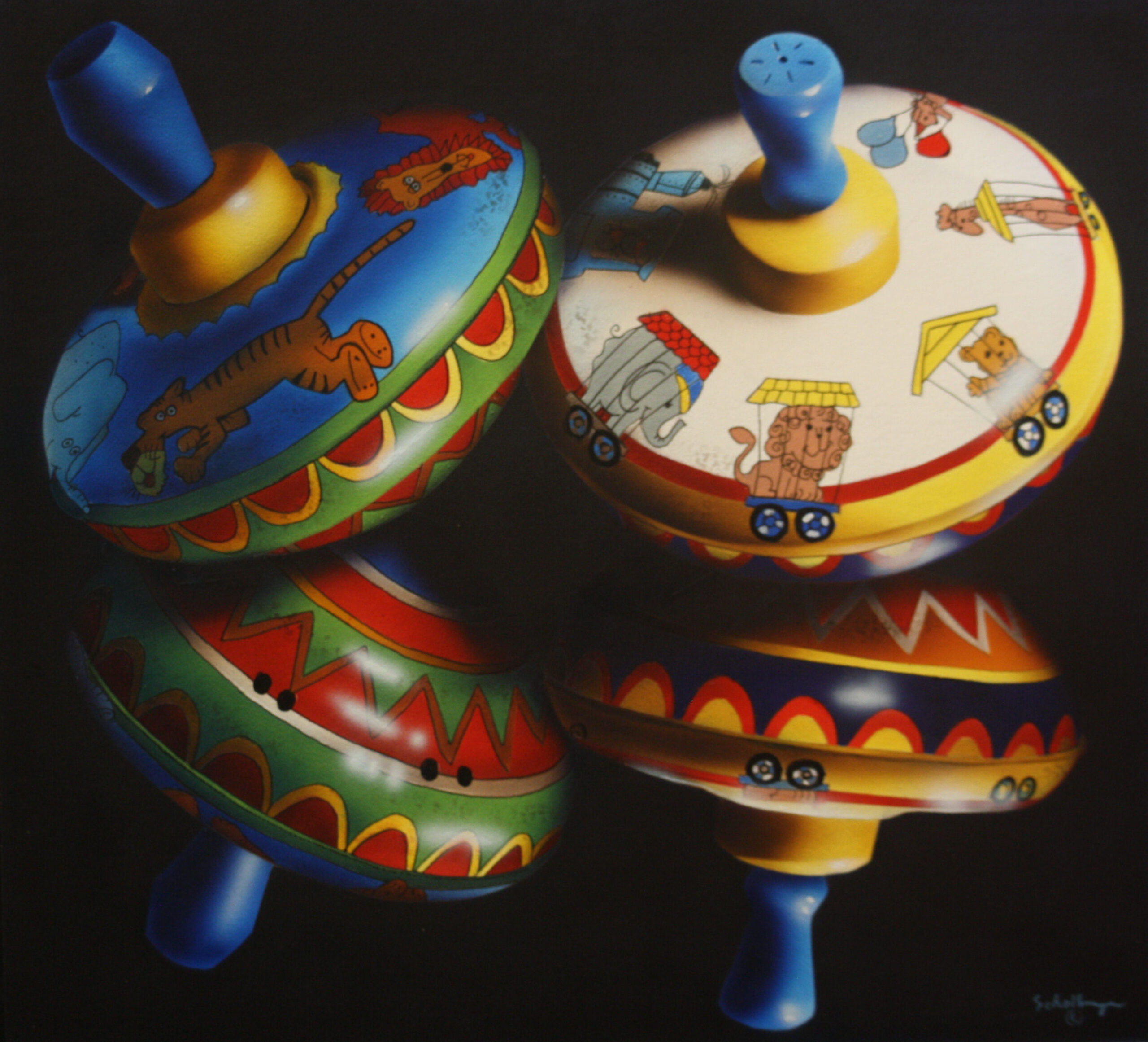 Spinners with Reflections