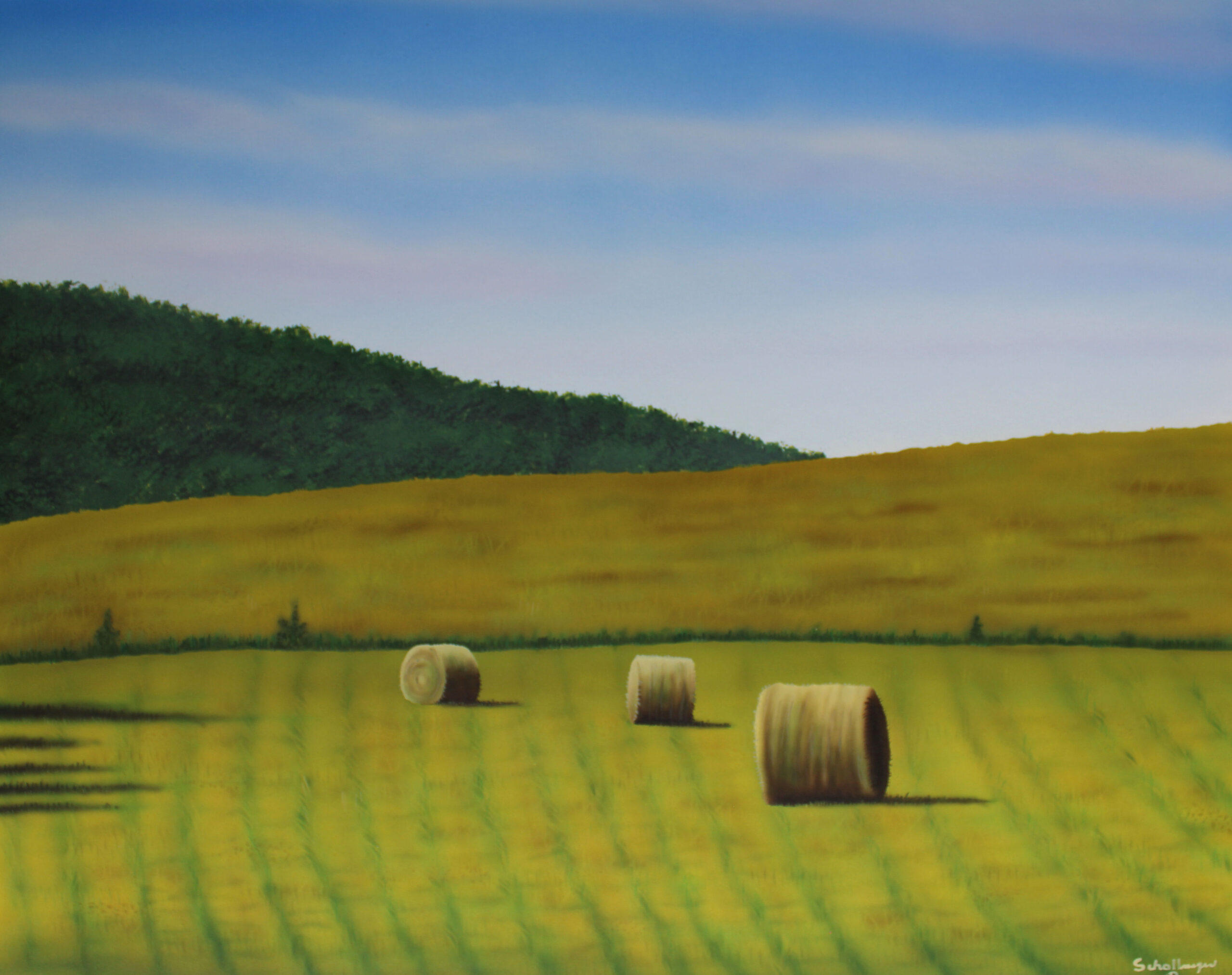 Hay Field on Route K