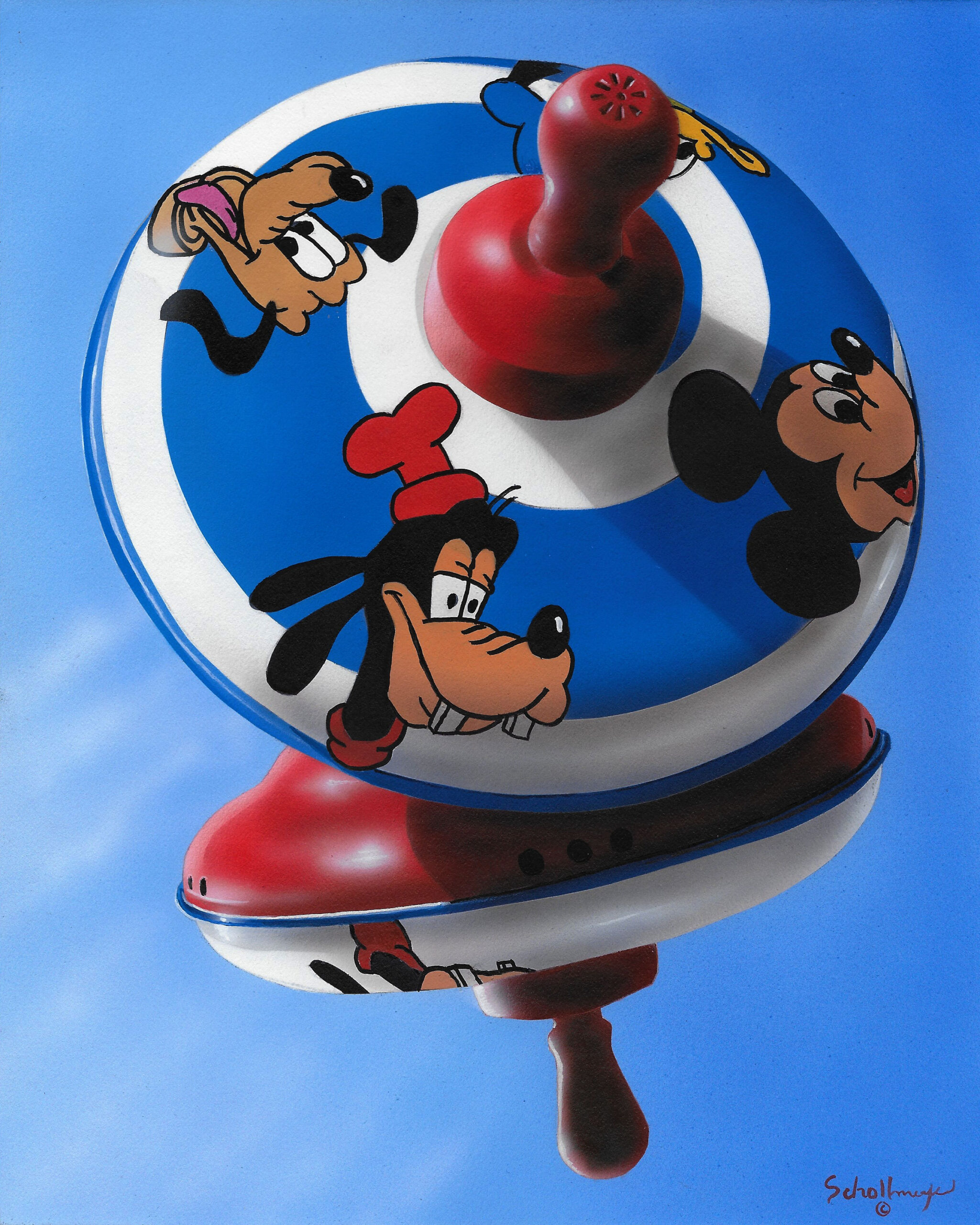 Toy Spinner with Sky