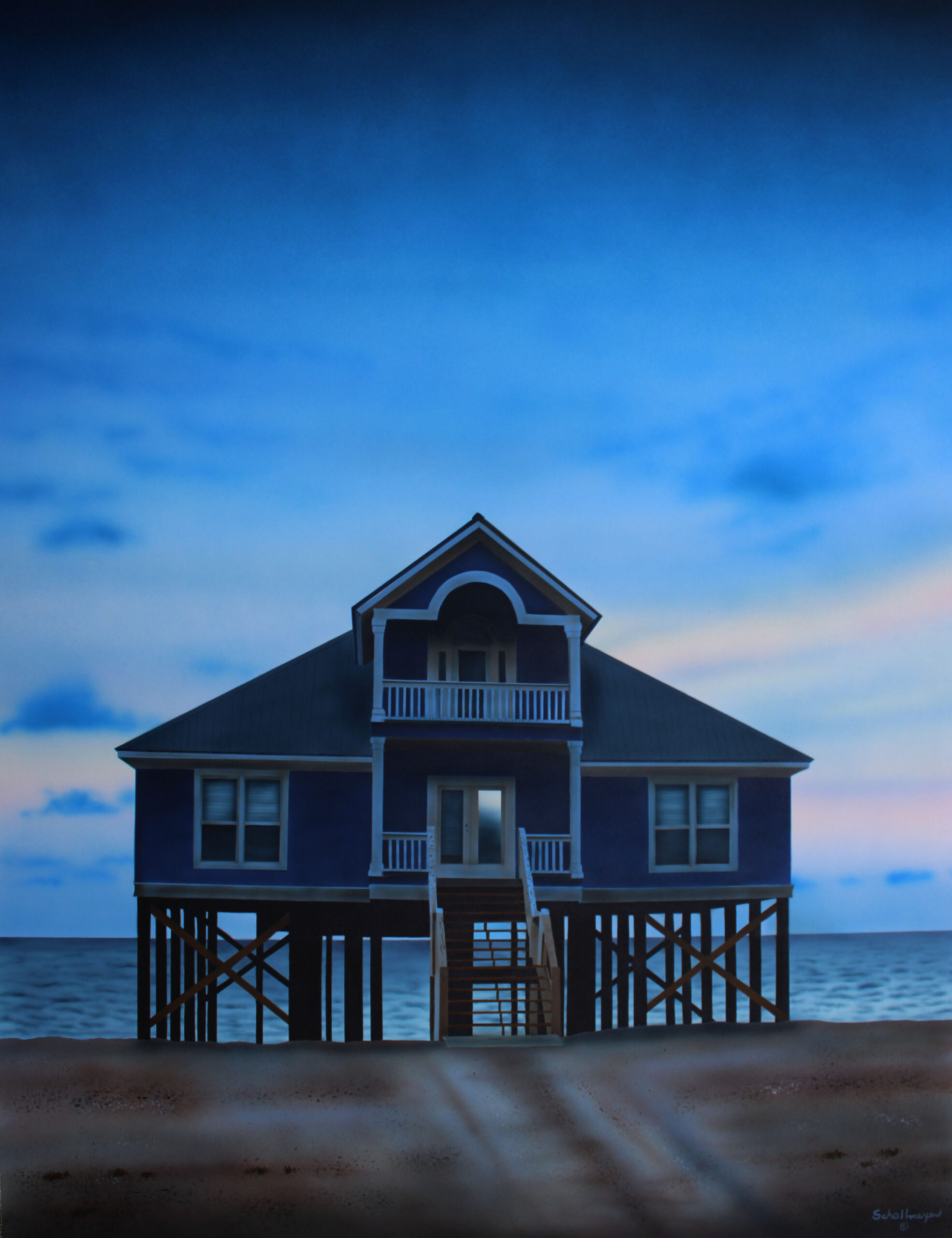 Beach House (Late Evening)