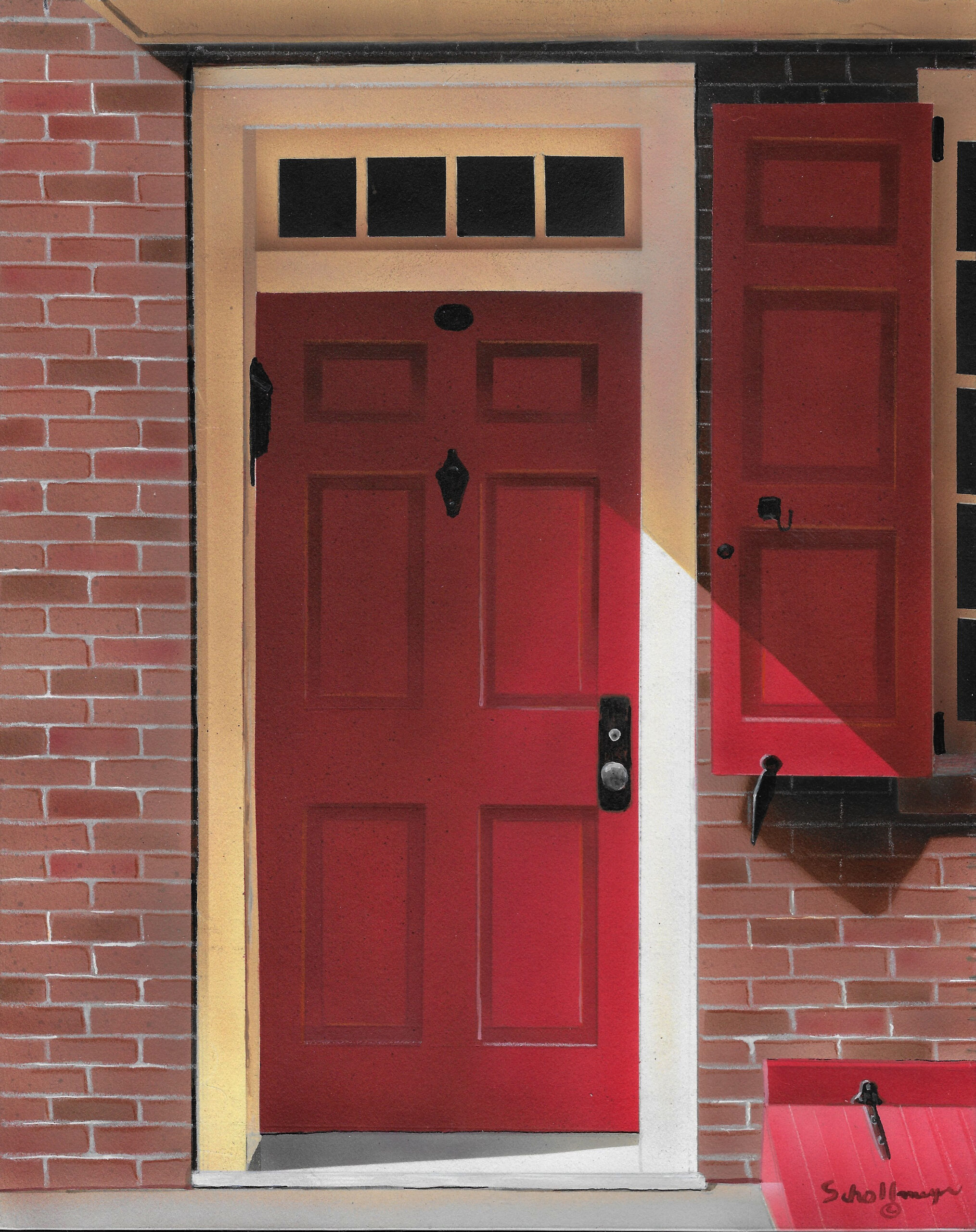 Red Door into the Past