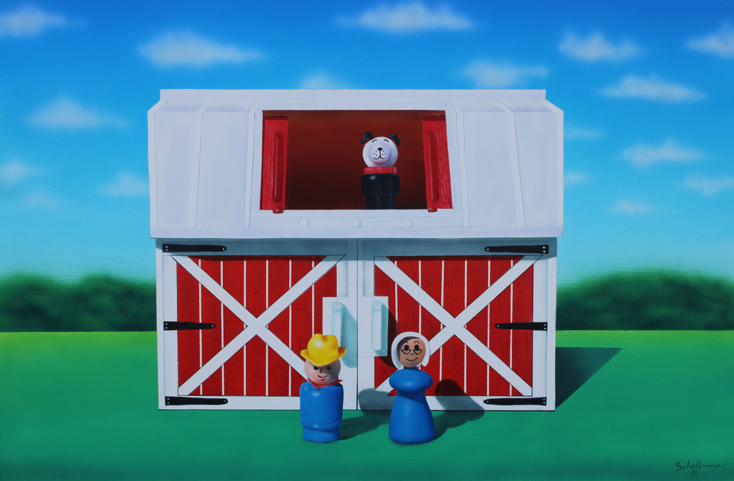 Family Portrait at the Barn